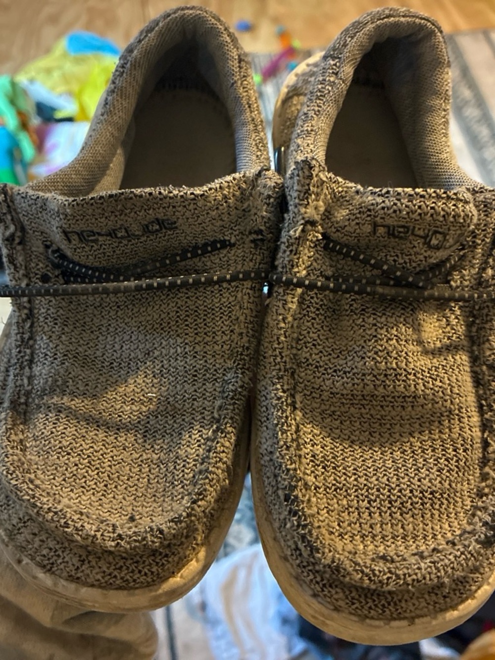 Hey Dude Kids Slip-On Moccasins in Tan Brown